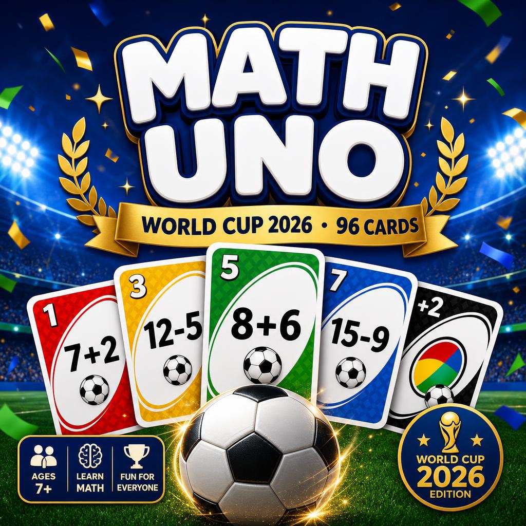 Mathe UNO — FIFA World Cup 2026 cover